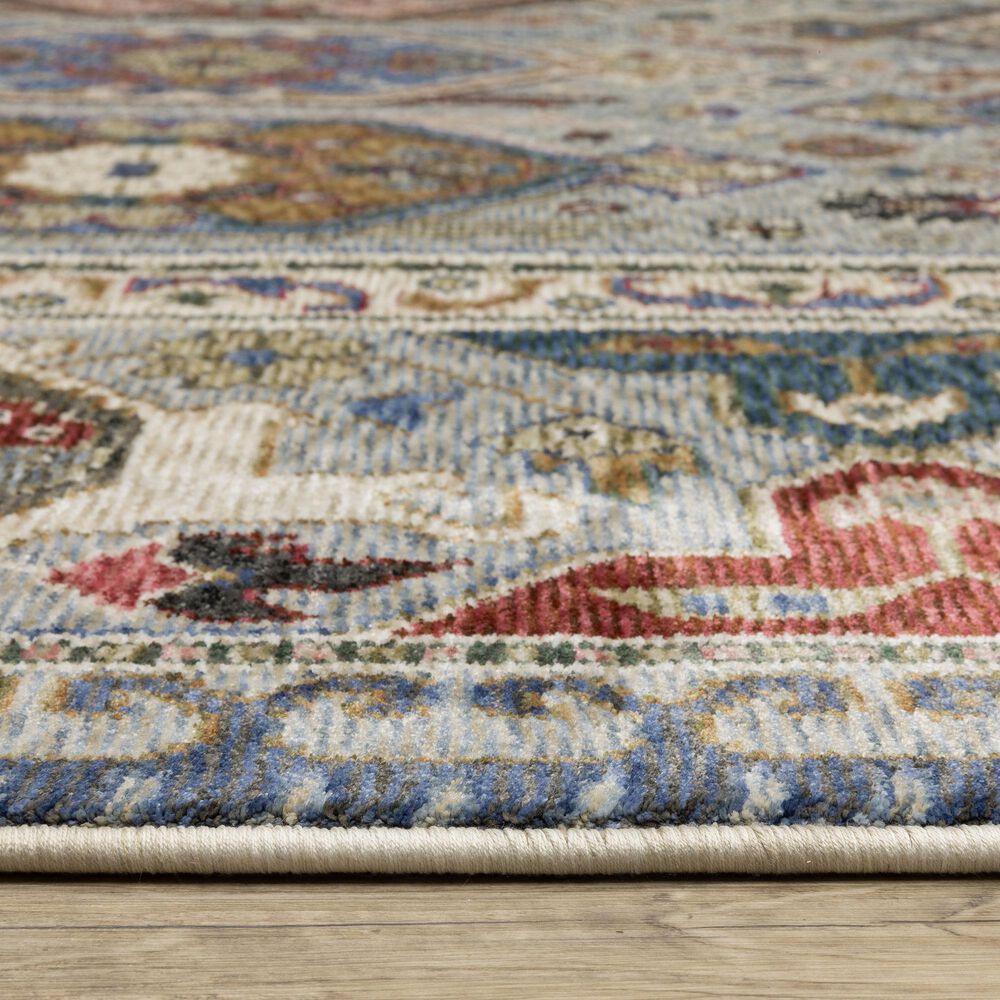 Oriental Weavers Hastings HA04E 3&#39;10&quot; x 5&#39;5&quot; Blue Area Rug, , large