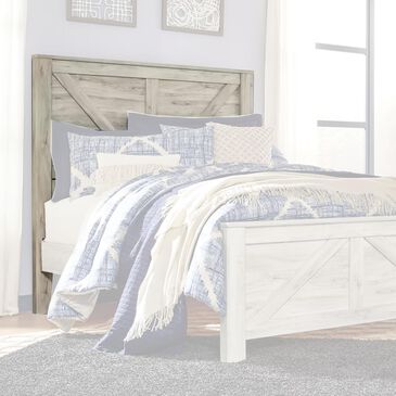 Signature Design by Ashley Bellaby King Panel Headboard in Whitewash, , large