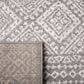 Safavieh Tulum TUL264F 9" x 12" Dark Grey and Ivory Area Rug, , large