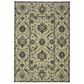 Oriental Weavers Raleigh 022Y5 3"10" x 5"5" Ivory and Navy Area Rug, , large