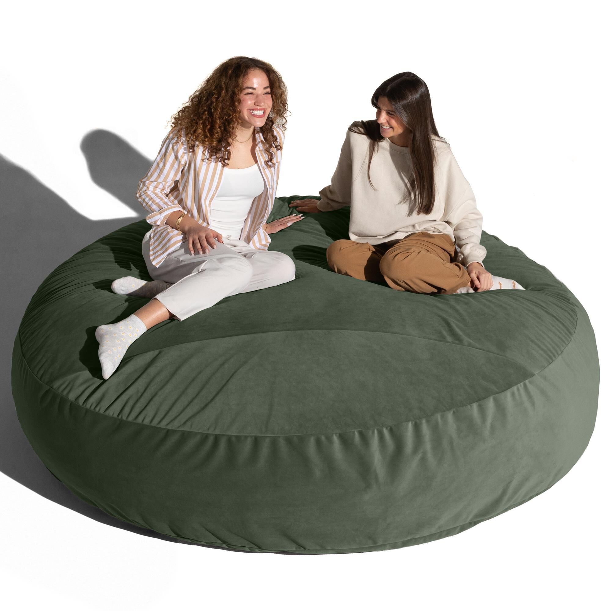 Jaxx Cocoon XL 7' Bean Bag Chair in Green
