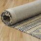 L&R Resources Earth 7"9" x 9"9" Navy and Off White Area Rug, , large