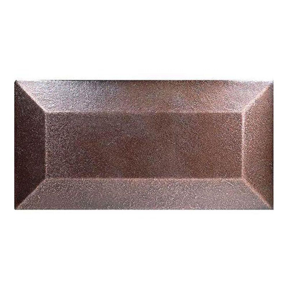 Dal-Tile Ion Metals Oil Rubbed Bronze 3" x 6" Decorative Tile, , large