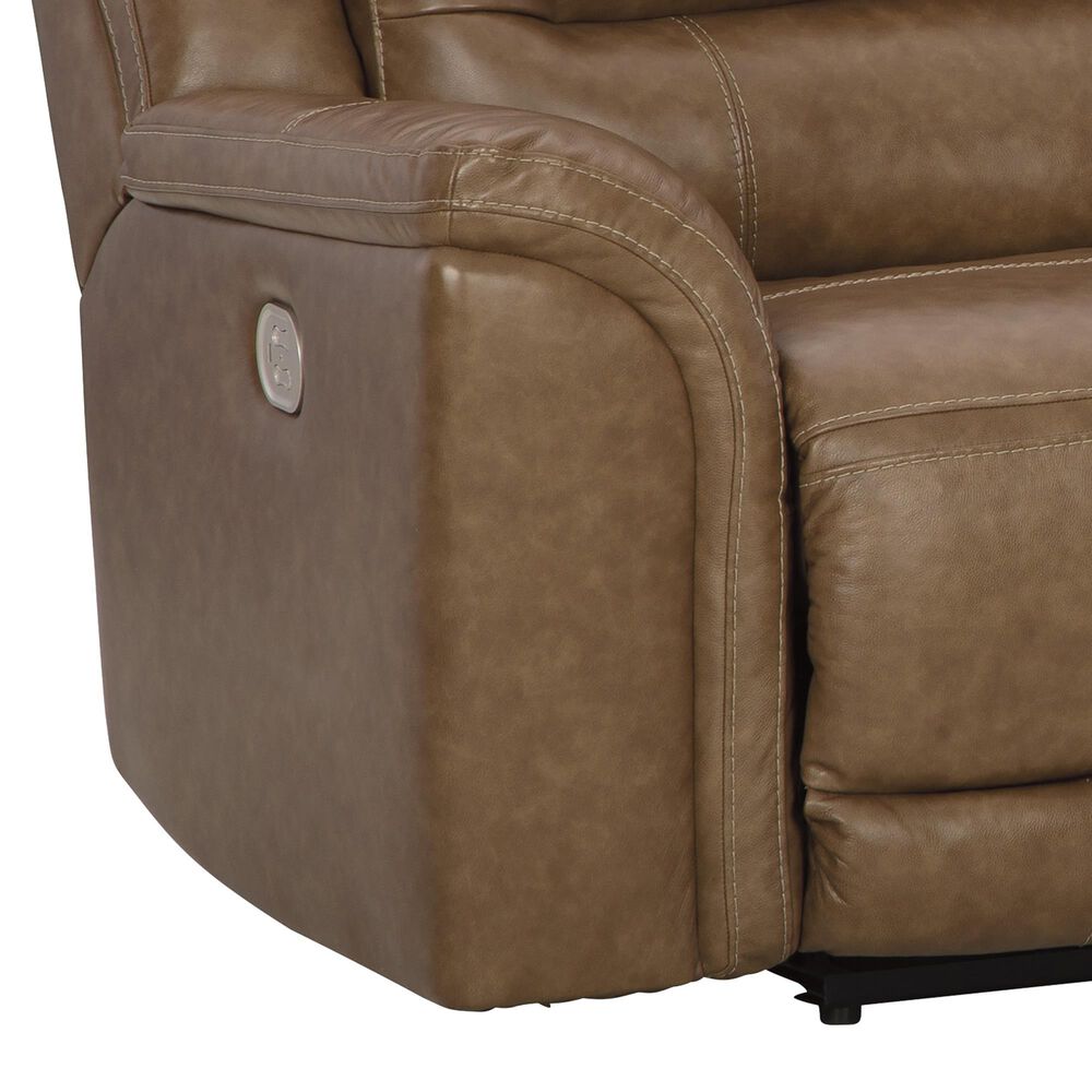 Ashley Trasimeno 2-Piece Power Reclining Sofa and Recliner in Caramel, , large
