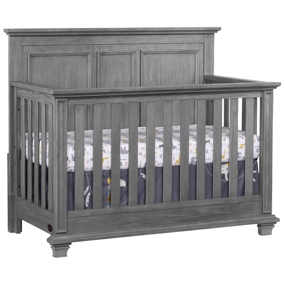 Oxford Baby Oxford Baby Kenilworth 4-in-1 Convertible Crib, Dresser &amp; Changing Top 3-Piece Nursery Set in Graphite Gray, , large