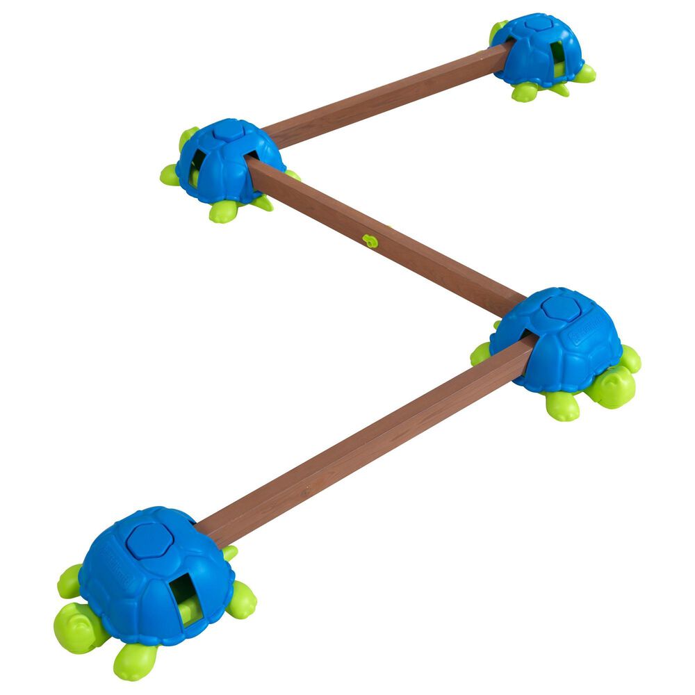 Kidkraft Turtle Trotter Balance Beam in Natural/Blue, , large