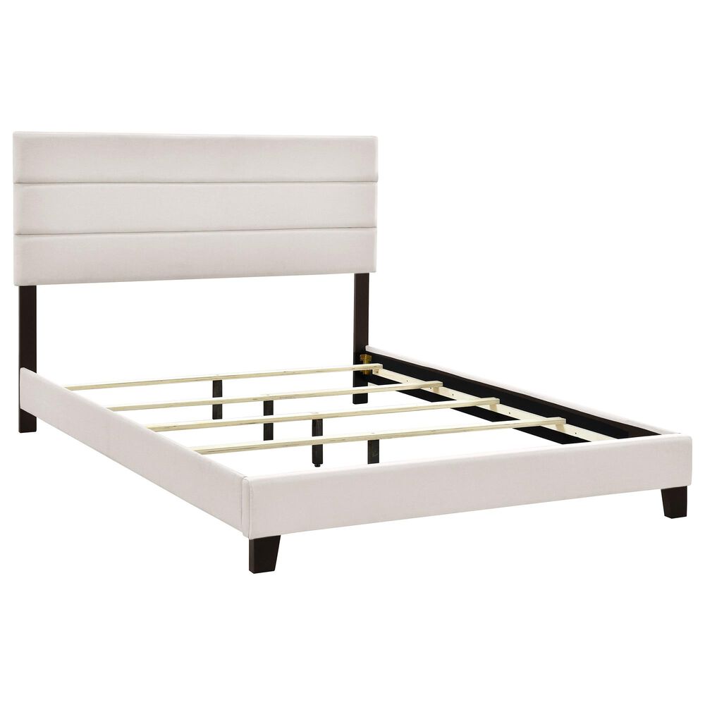 Accentric Approach King Slat Bed in Cream, , large