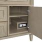 James Martin Vanities Lorelai 36" Single Vanity in Whitewashed Oak with 3cm Victorian Silver Quartz Top, , large
