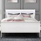 Global Furniture USA Charlie Full Bed in White, , large