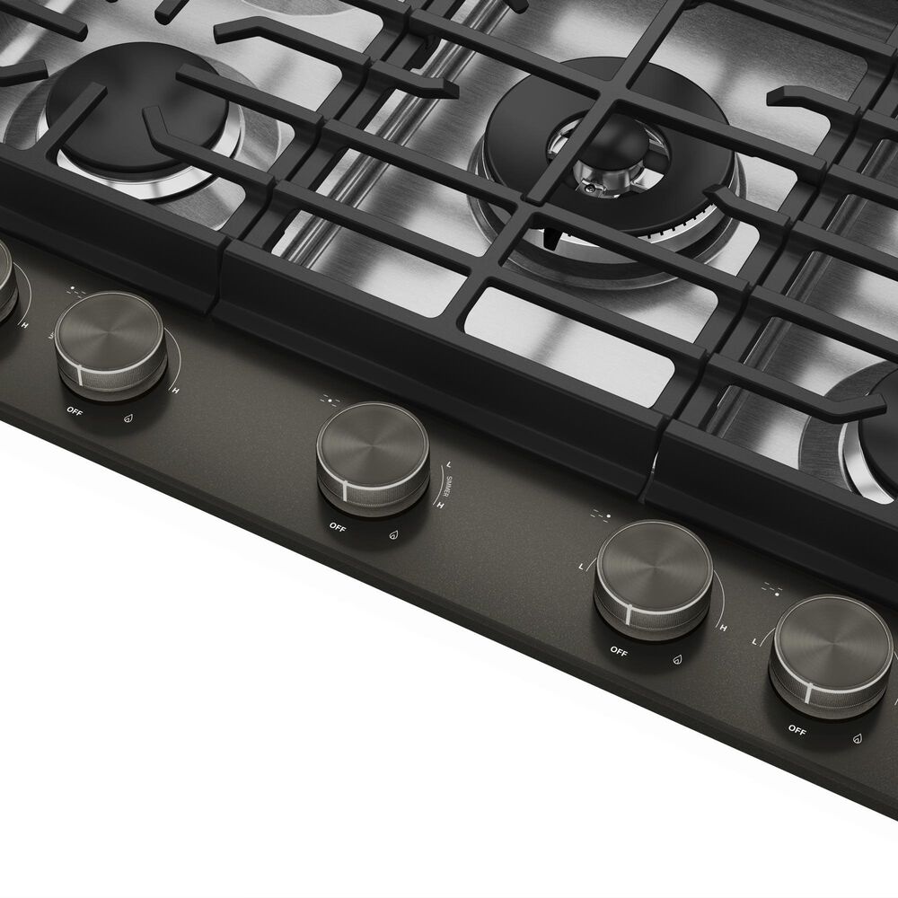 KitchenAid 30" Gas Cooktop with 5 Burners in Black Ore, , large