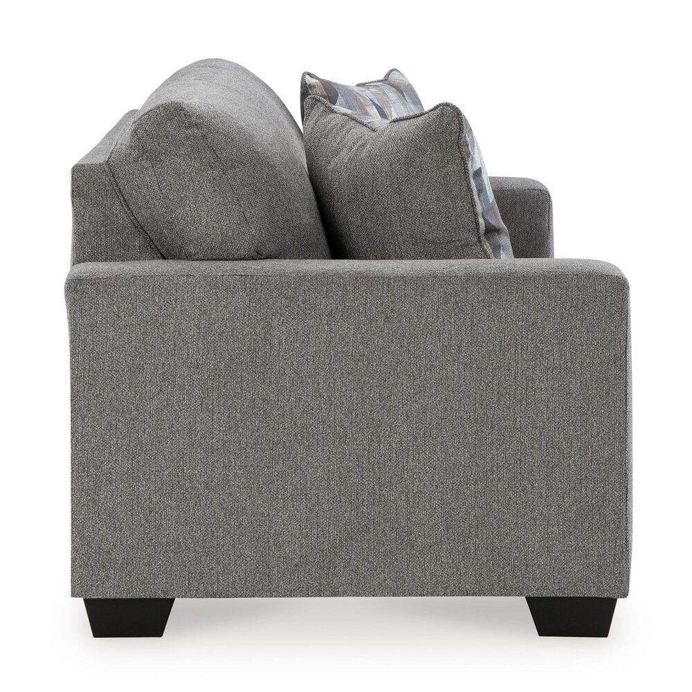 Ashley Deltona Stationary Sofa in Graphite, , large