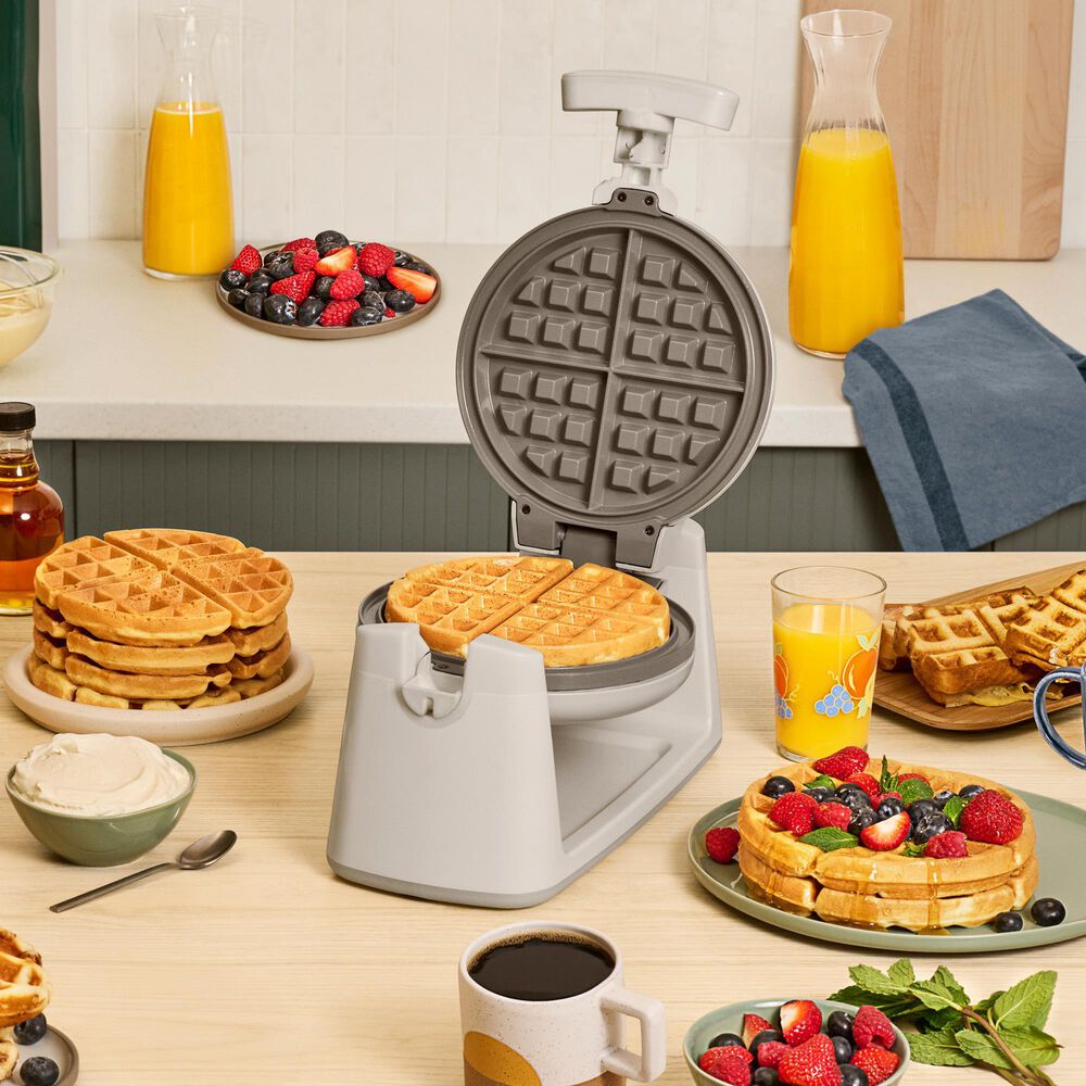 Bella Golden Rotating Waffle Maker in Oatmilk, , large