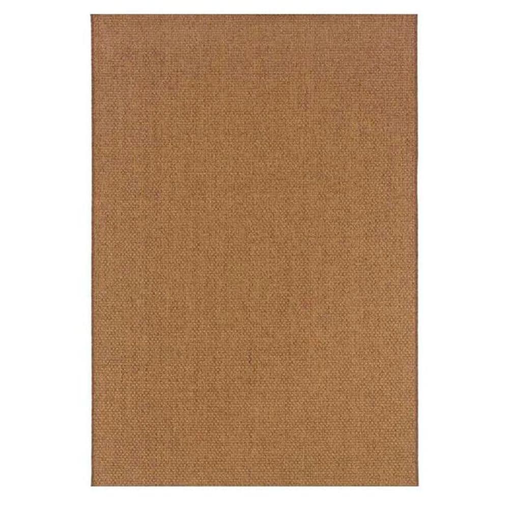 Oriental Weavers Karavia 2160N 6"7" x 9"6" Brown Outdoor Area Rug, , large