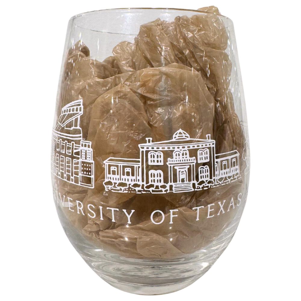 Valiant Gifts Texas Skyline Wine Glass, , large