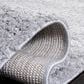 Safavieh August Shag 2" x 8" Light Grey Runner, , large