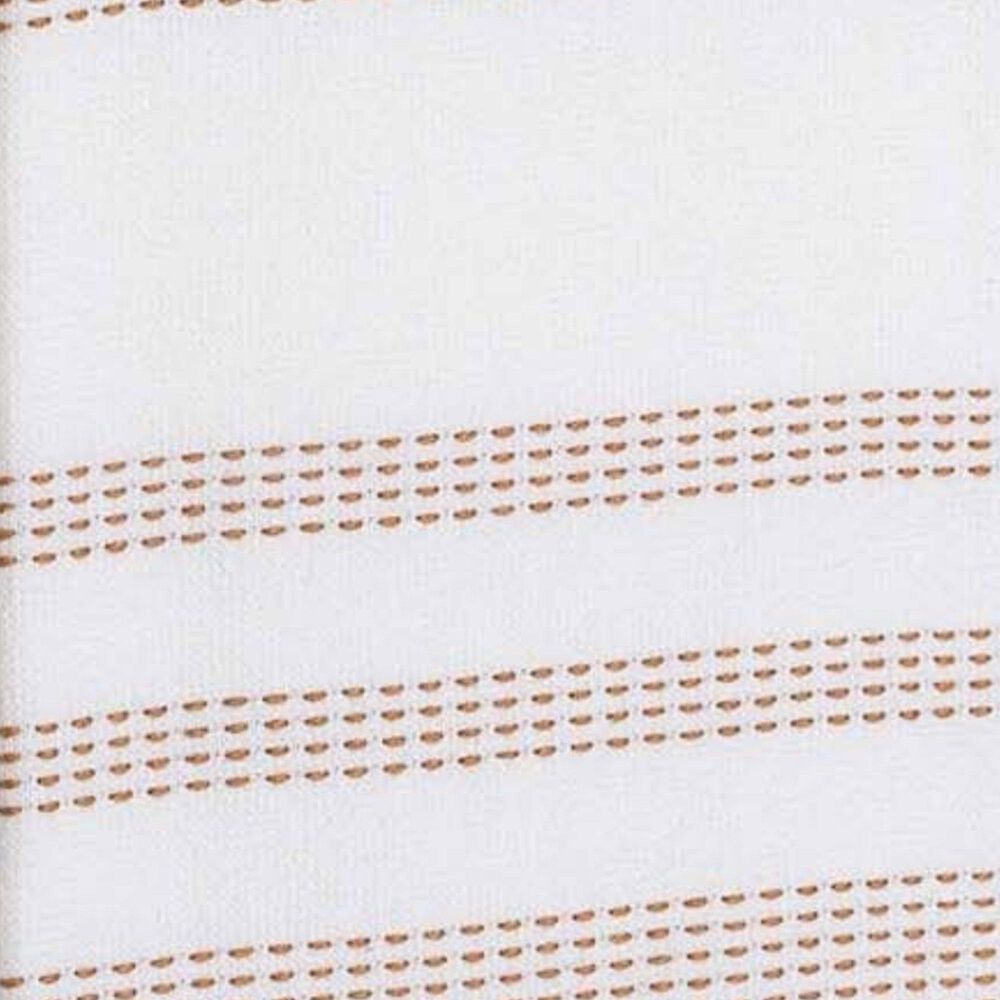 Willow &amp; Hem Eden Turkish Cotton Kitchen Towel in Tan and White (Set of 3), , large