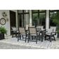 Ashley Mount Valley Rectangular Dining Table in Driftwood and Black, , large
