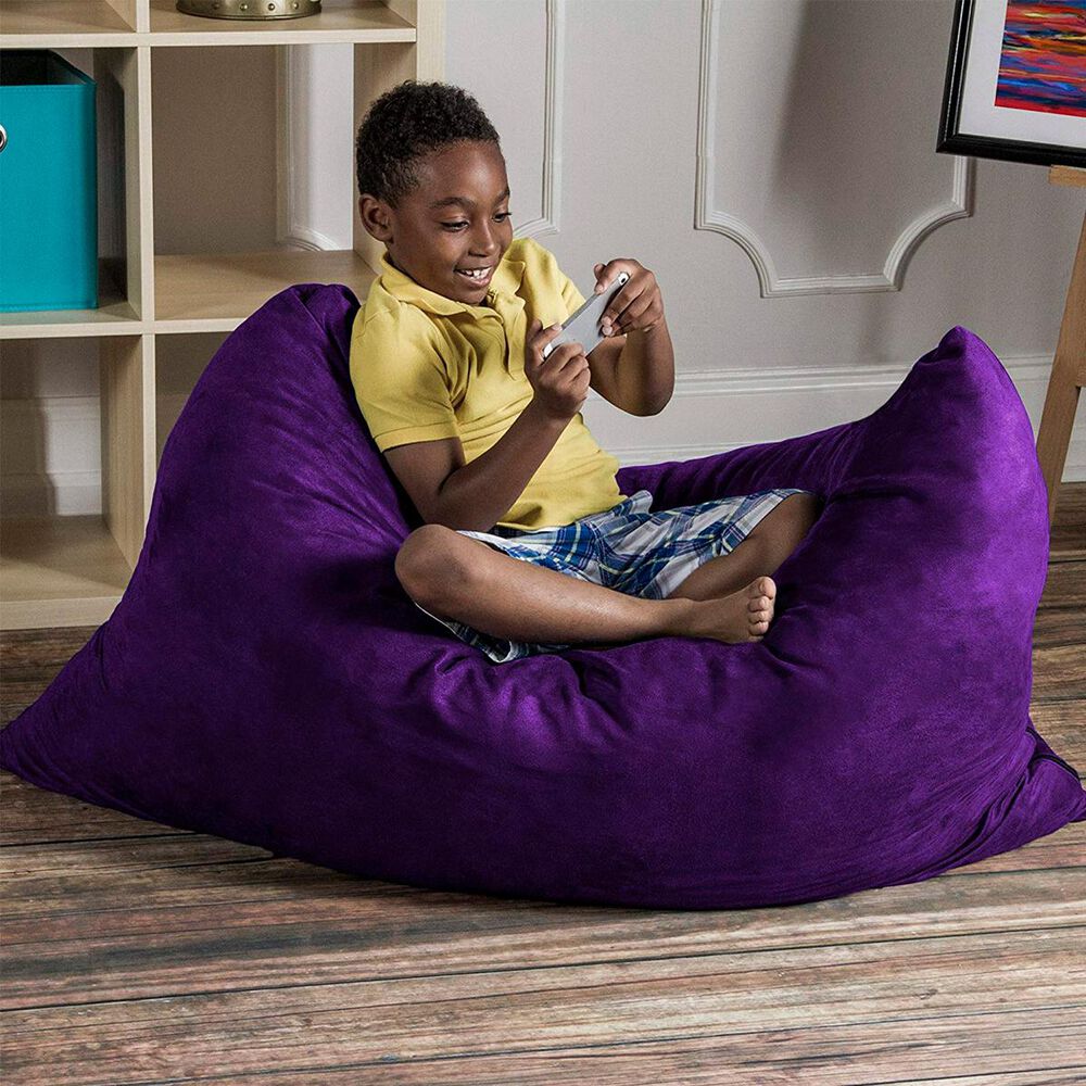 Jaxx 3.5&#39; Pillow Kids Bean Bag in Grape, , large