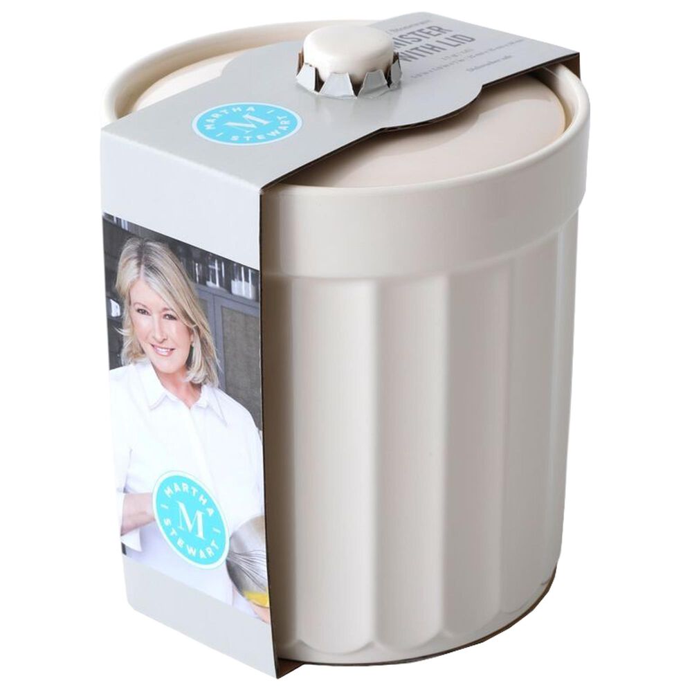 Gibson Overseas, Inc Broadbrook 1.7-Quart Canister with Lid in Cream, , large