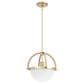 Hunter Wedgefield 1-Light Pendant in Alturas Gold, , large