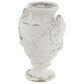 Maple and Jade 18" x 12" Farmhouse Amphora Vase in Distressed Ivory White, , large