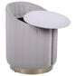 Rta Products Plush Storage Ottoman in Taupe, , large