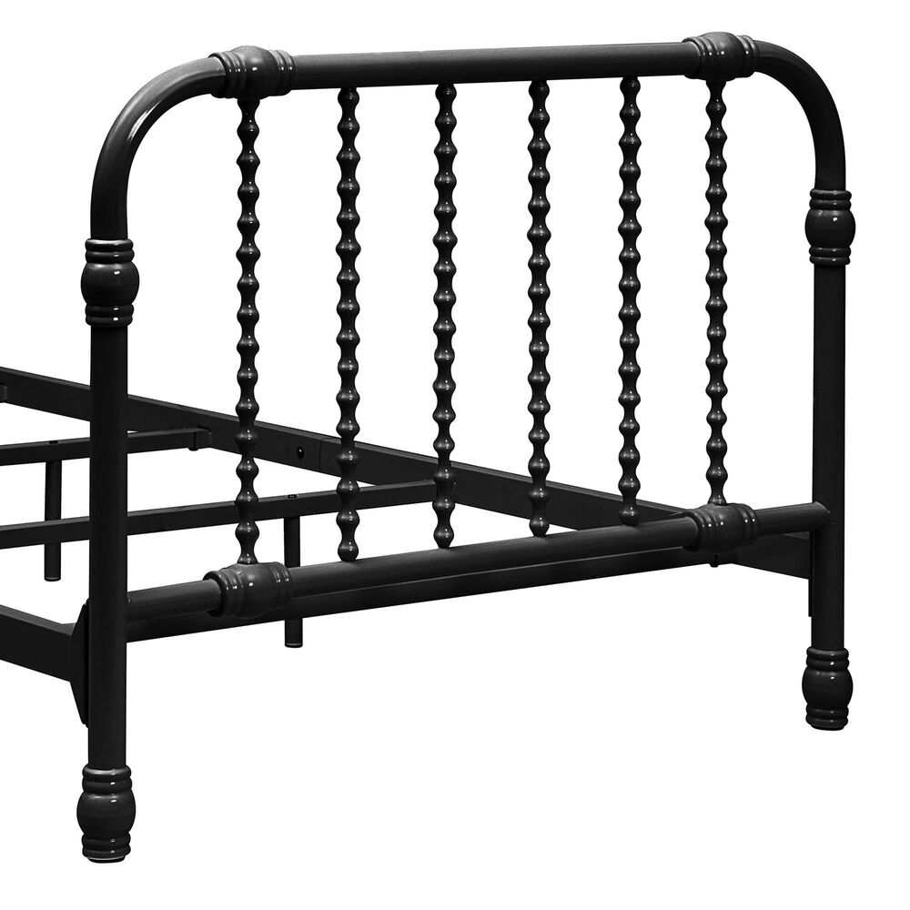 Furniture of America Wren Twin Spindle Kids Bed in Black, , large