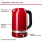 KitchenAid 1.7 Liter Variable Temperature Electric Kettle in Empire Red, , large
