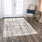RIZZY Ankara 5"2" x 7"9" Neutral Area Rug, , large
