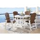Ashley Crescent Luxe Round Dining Table in White, , large
