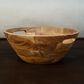 India Handicrafts Inc Natural Large Wood Serving Bowl in Brown, , large