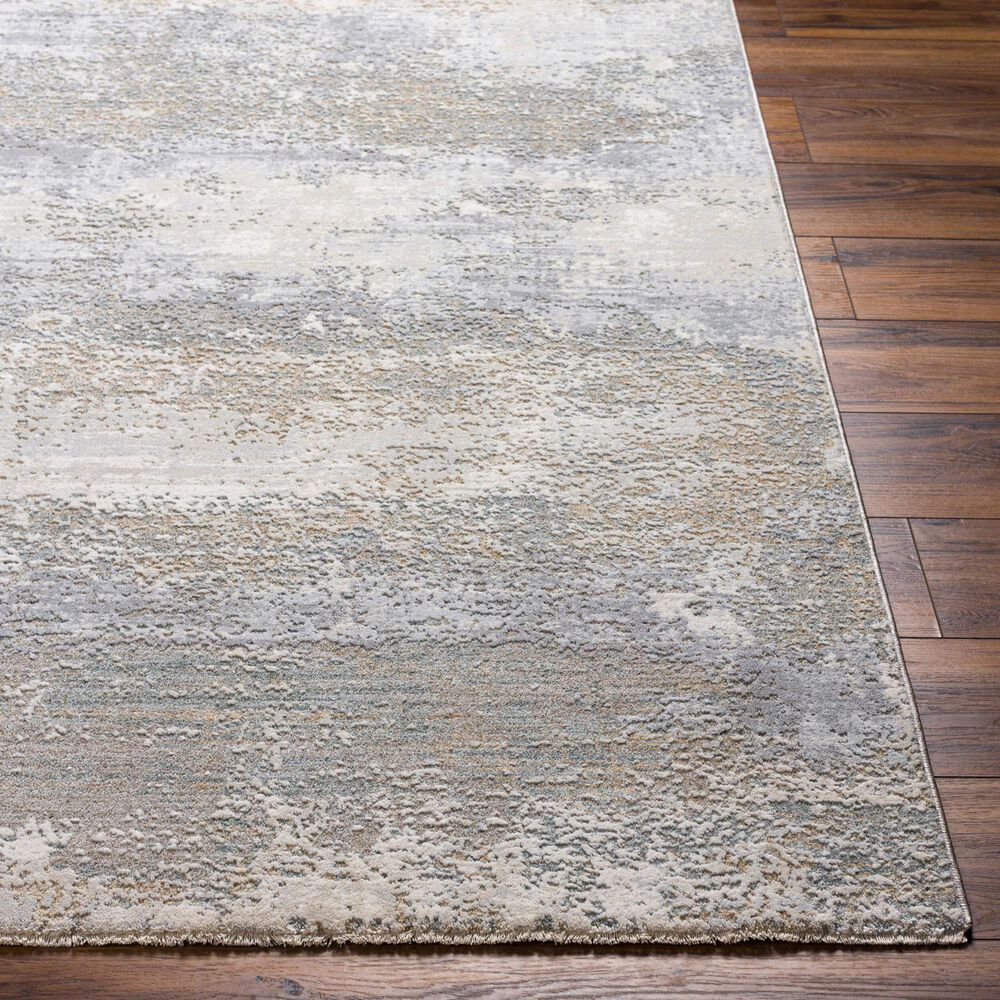 Surya Brunswick 7&#39;10&quot; x 10&#39;2&quot; Cream, Tan, Olive, Blue, Seafoam and Taupe Area Rug, , large