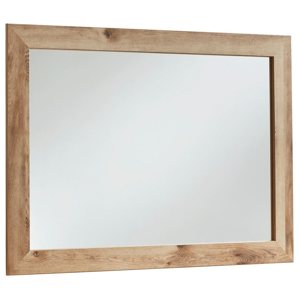 Ashley Hyanna Bedroom Mirror in Golden Rustic, , large