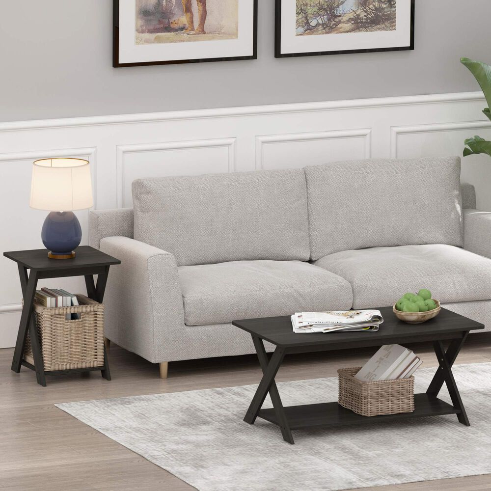 HOMLUX End Table in Espresso, , large