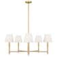 Visual Comfort Studio Greard 5-Light Chandelier in Gild, , large