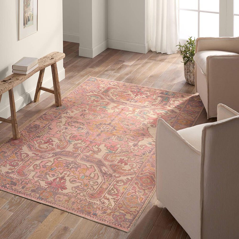 Jaipur Garcia Elar 5&#39; x 8&#39; Mellow Rose and Semolina Area Rug, , large