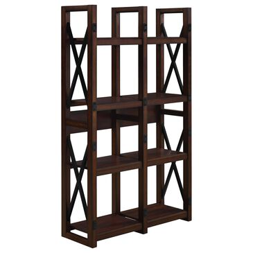 DHP Veneer 8-Shelf Bookcase in Espresso, , large