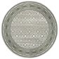 Radici USA Davide Southwestern 5"3" Round Green Area Rug, , large