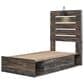 Signature Design by Ashley Drystan 5 Piece Twin Dual Storage Bed Set in Brown Rustic, , large