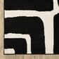 ROW by Oriental Weavers Quinn Abstract Black and Ivory 2" x 7" Runner, , large