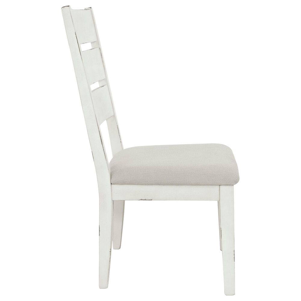 Signature Design by Ashley Grindleburg Dining Upholstered Side Chair in Antique White and Gray, , large