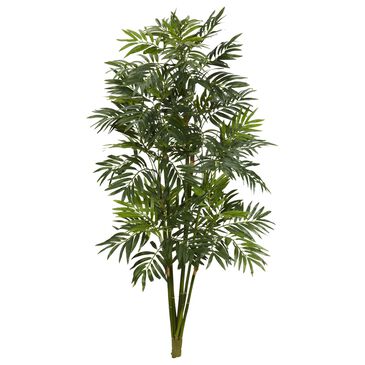 Nearly Natural Inc 3" Mini Bamboo Palm Artificial Plant in Green, , large