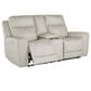 Ashley Mindanao Power Reclining Loveseat in Coconut, , large