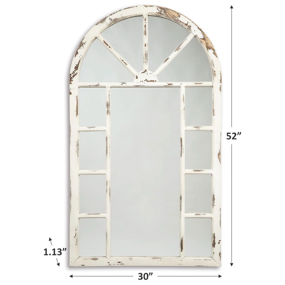 Ashley Divakar Accent Mirror in Antique White, , large