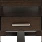 Ashley Breckington Square End Table in Dark Brown, , large