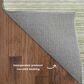 Dalyn Rug Company Soft Essentials Striped Celery 9" x 12" Indoor/Outdoor Area Rug, , large