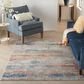 Nourison Rustic Textures Multicolor 6" x 9" Area Rug, , large