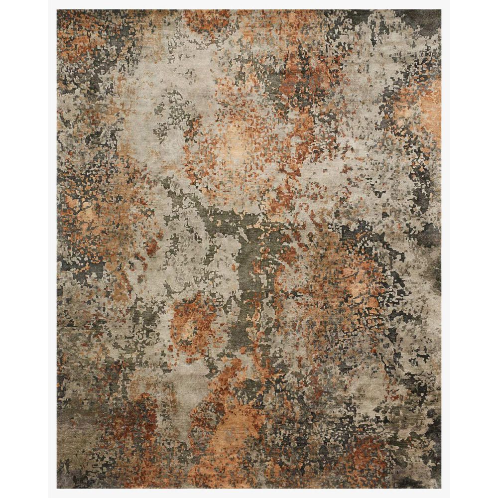 Loloi Elixir 2" x 3" Copper and Graphite Area Rug, , large