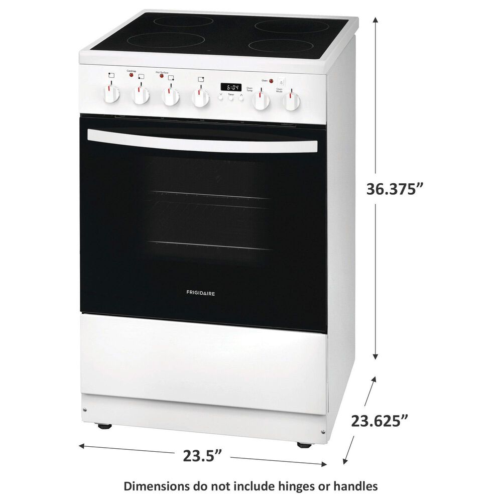 Frigidaire 24&#39;&#39; Freestanding Electric Range in White, , large