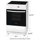 Frigidaire 24"" Freestanding Electric Range in White, , large